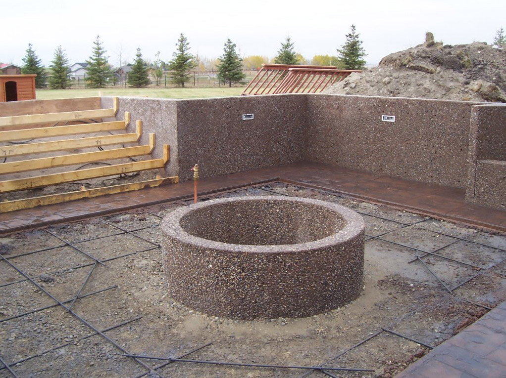 Patio and Fire Pits